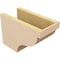 Ekena Millwork 6in. W x 8in. H x 12in. L Garner Woodgrain TimberThane Rafter Tail, Primed Tan RFTUR06X08X12GARRCPR - alternate 5